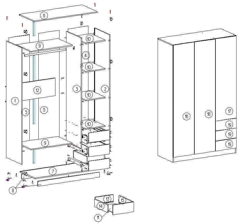 Сборка 3 дверного шкафа купе. Шкаф Гавана 3-х створчатый схема сборки. Схема сборки шкафа Фиеста 4х створчатый. Сборка шкаф МШ 1200.1 сборка.