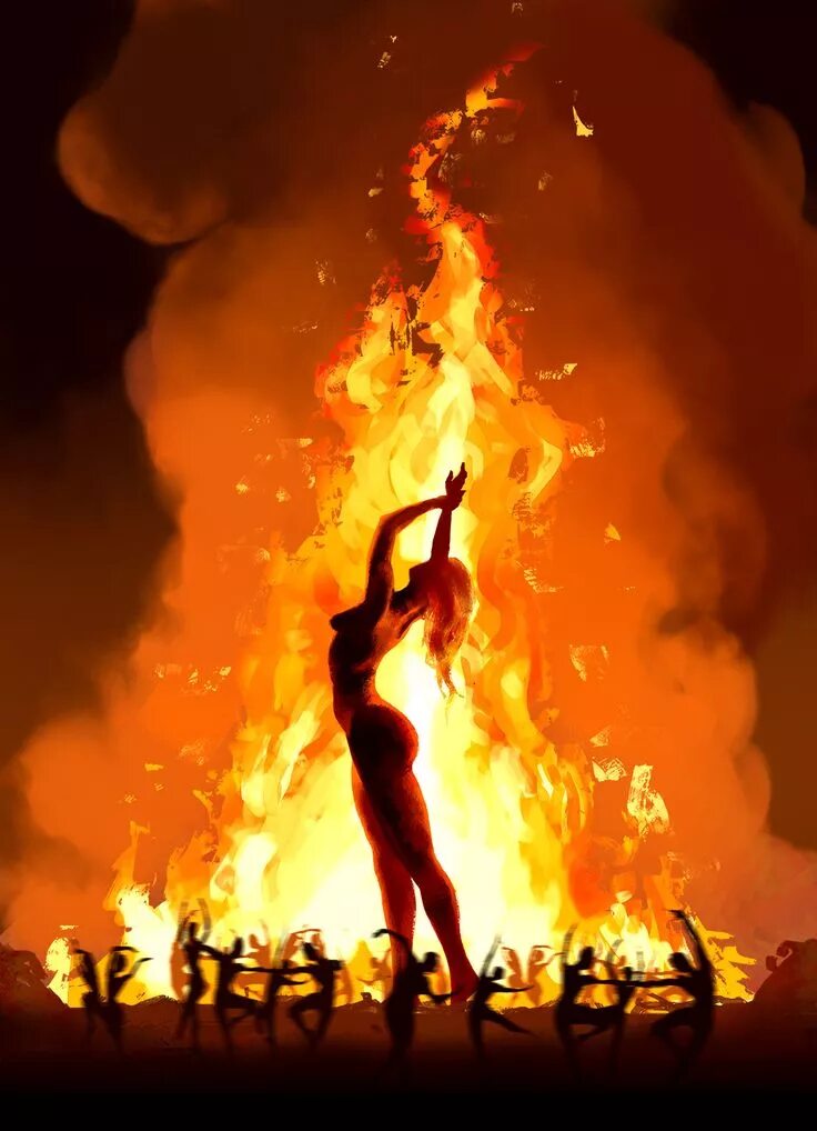 Near the fire. Огненная женщина. Танцующая в огне. Танцующая в пламени. Огненная девушка.