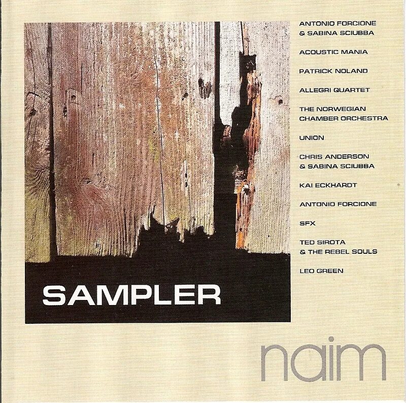 Naim the Sampler 2. «Naim Sampler #8». Naim Label, 2013. Various - Naim the Sampler 2. Cold – Acoustic Sampler (2001). X flac