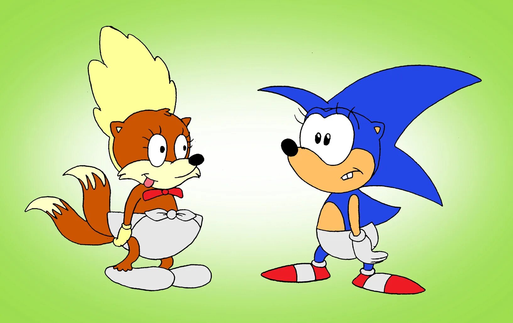 Tails the babysitter. Tails baby. Classic sonic and tails. Коричневый тейлз. Baby sonic tails.