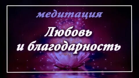 Сила благодарности и любви