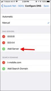 Dns nulls ios