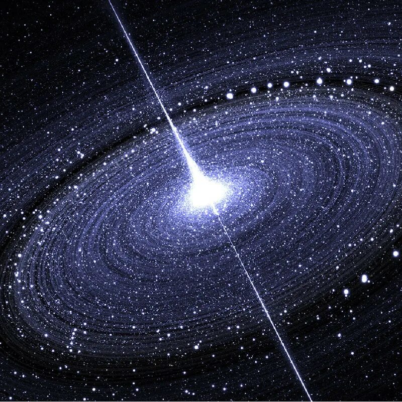 Самая большая черная дыра во вселенной. Квазары и пульсары. Квазар s50014+81. Квазар в центре Галактики. Черная дыра Квазар.
