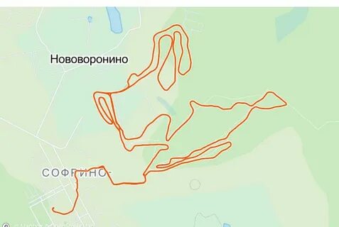 Лыжная трасса лисья