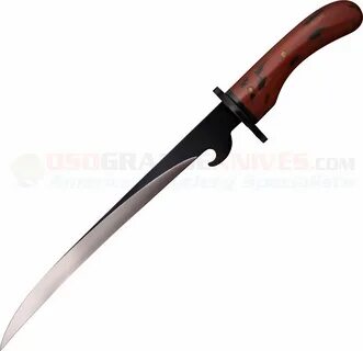 Cold Steel Steven Seagal Helmet (Bone) Breaker (13 Inch 1090HC Blade) Hardwood S