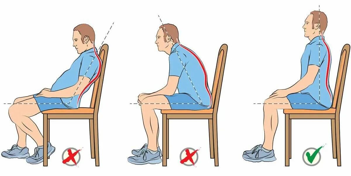 Сколько можно сидеть после операции. Правильная осанка сидя на стуле. Правильное положение сидя. Правильная поза для сидения на стуле. Правильная осанка за столом.