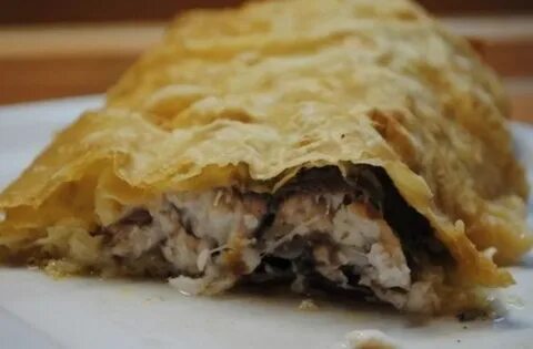 Рыба запеченная в лаваше с сыром