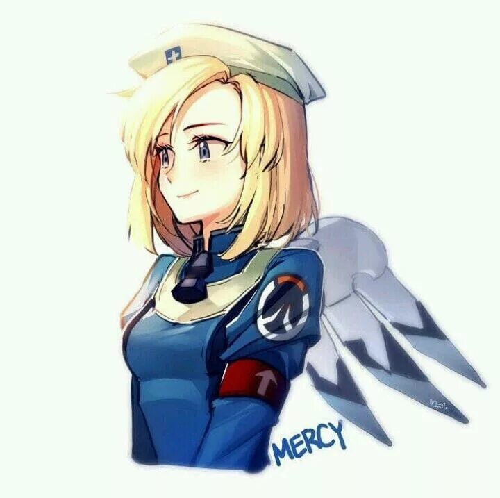 Mercy on elevator animation