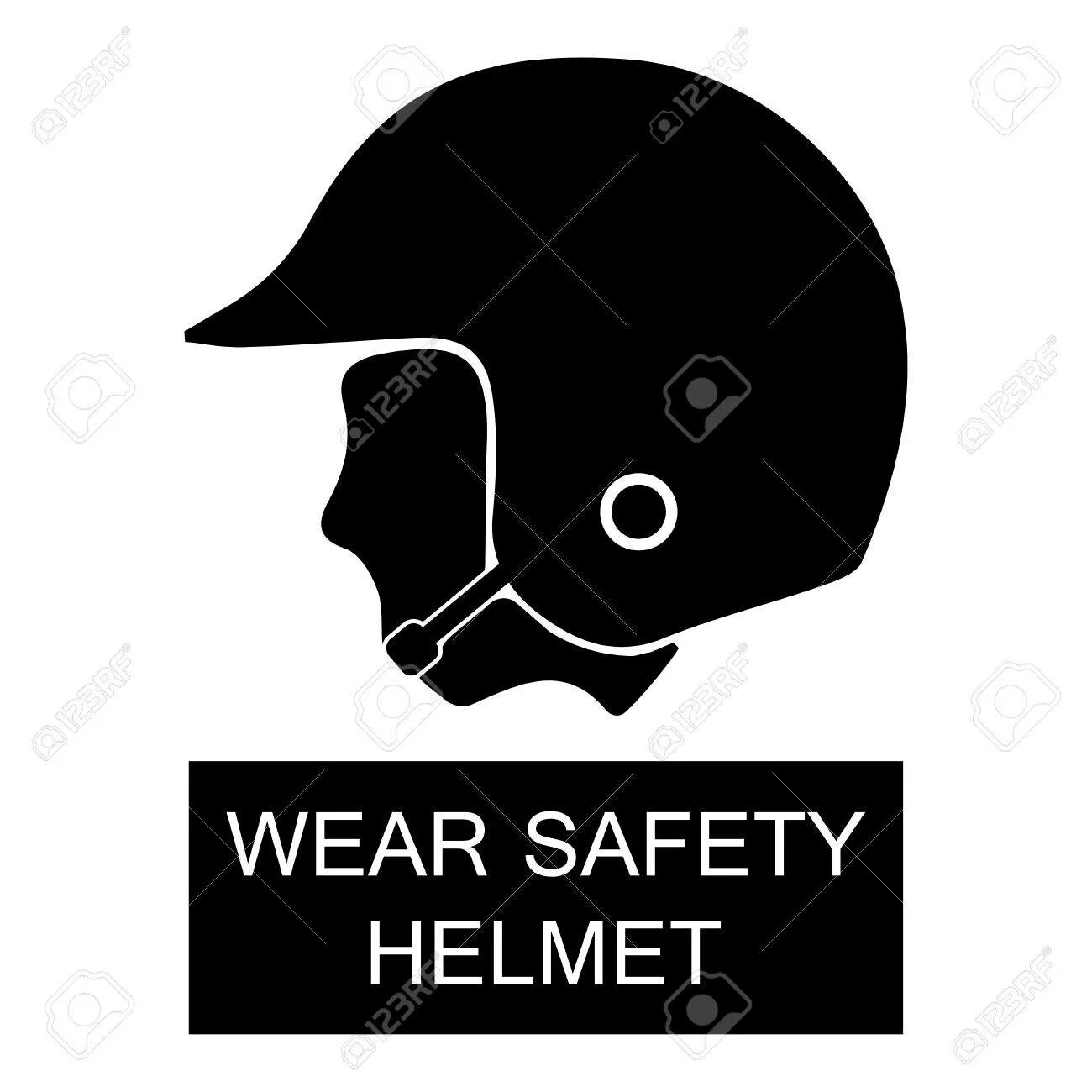 Wear Safety Helmet. Знак каска. Знак Helmet. Wear a Helmet sign. Wear helmets