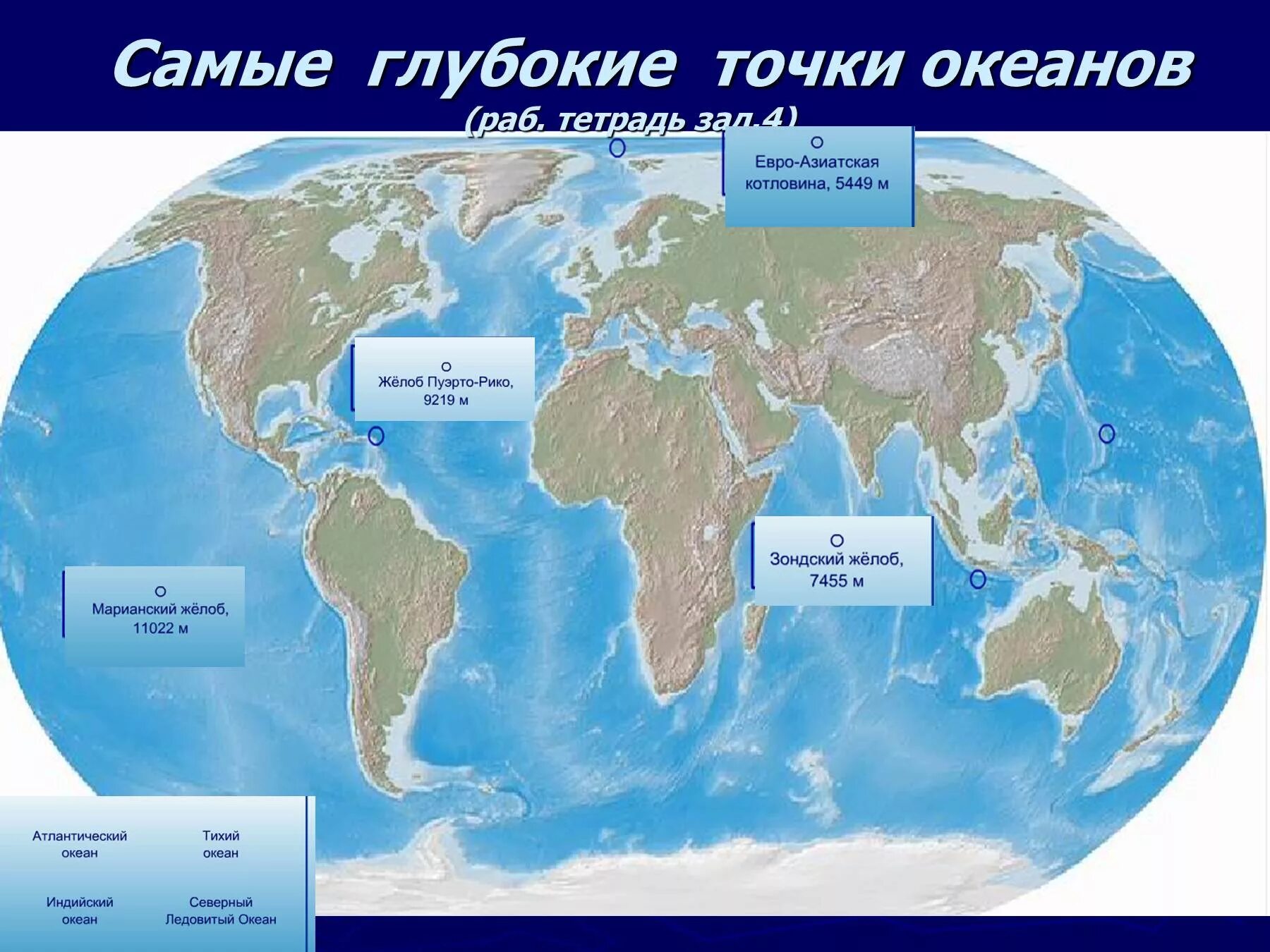 Материки и впадины океана. Самые глубокие точки океанов. Самые глубокие точки океанов на карте. Самая глубокая точка мирового океана на карте. Самая глубокая точка океана на карте.