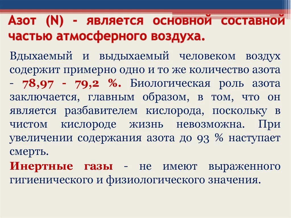 Вдыхаемый воздух азот. Азот атмосферного воздуха. Составной частью воздуха является. Значение азота в атмосферном воздухе. Значение атмосферного азота.