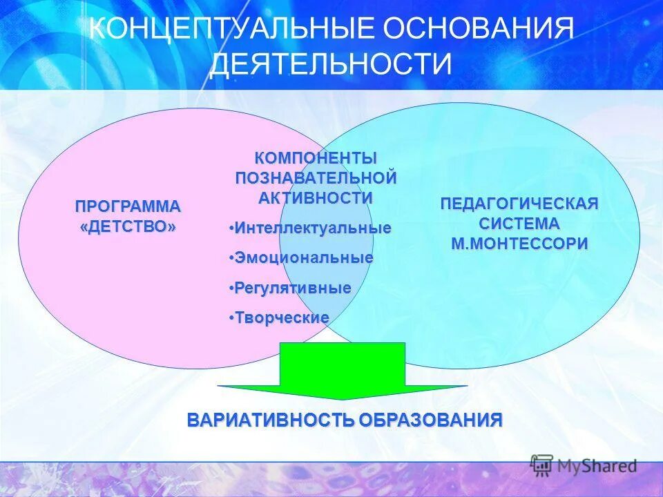 компоненты познавательной деятельности