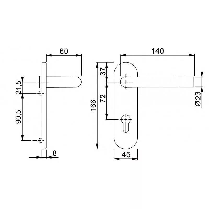 Ручка Doorlock 040/f PZ KP L-form RT. Дверной гарнитур DL 040-F L-form PZ RT. Дверная гарнитура dl040\f l-Fort PZRT. Doorlock 038 KP/F.