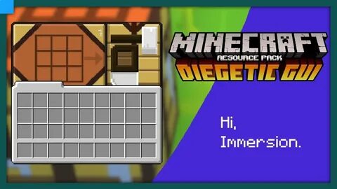 Minecraft gui shrimp s immersive