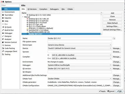 Cmake configuration