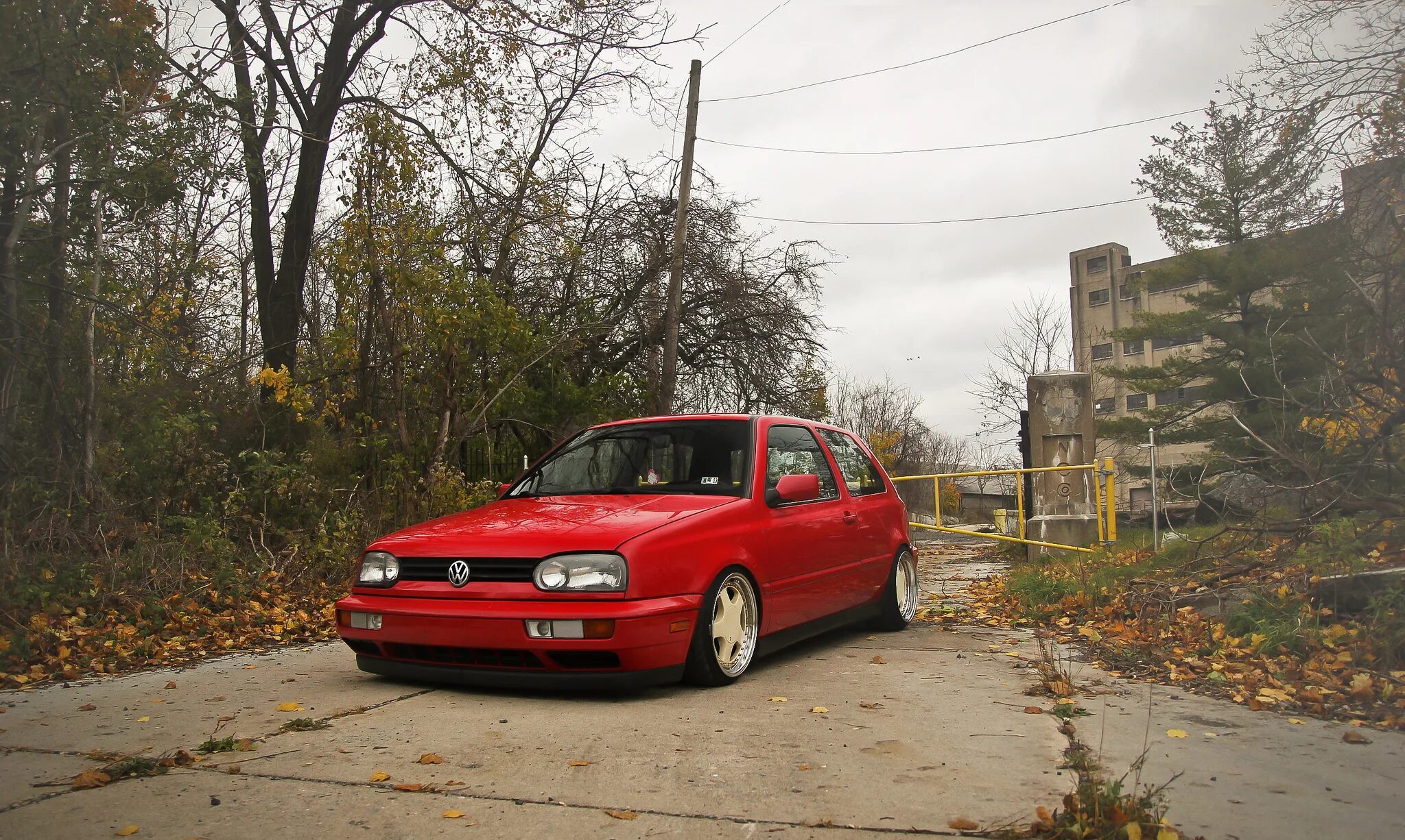 Volkswagen Golf mk3 Red. VW Golf 3. Golf 3 Red. Гольф 3 красный.