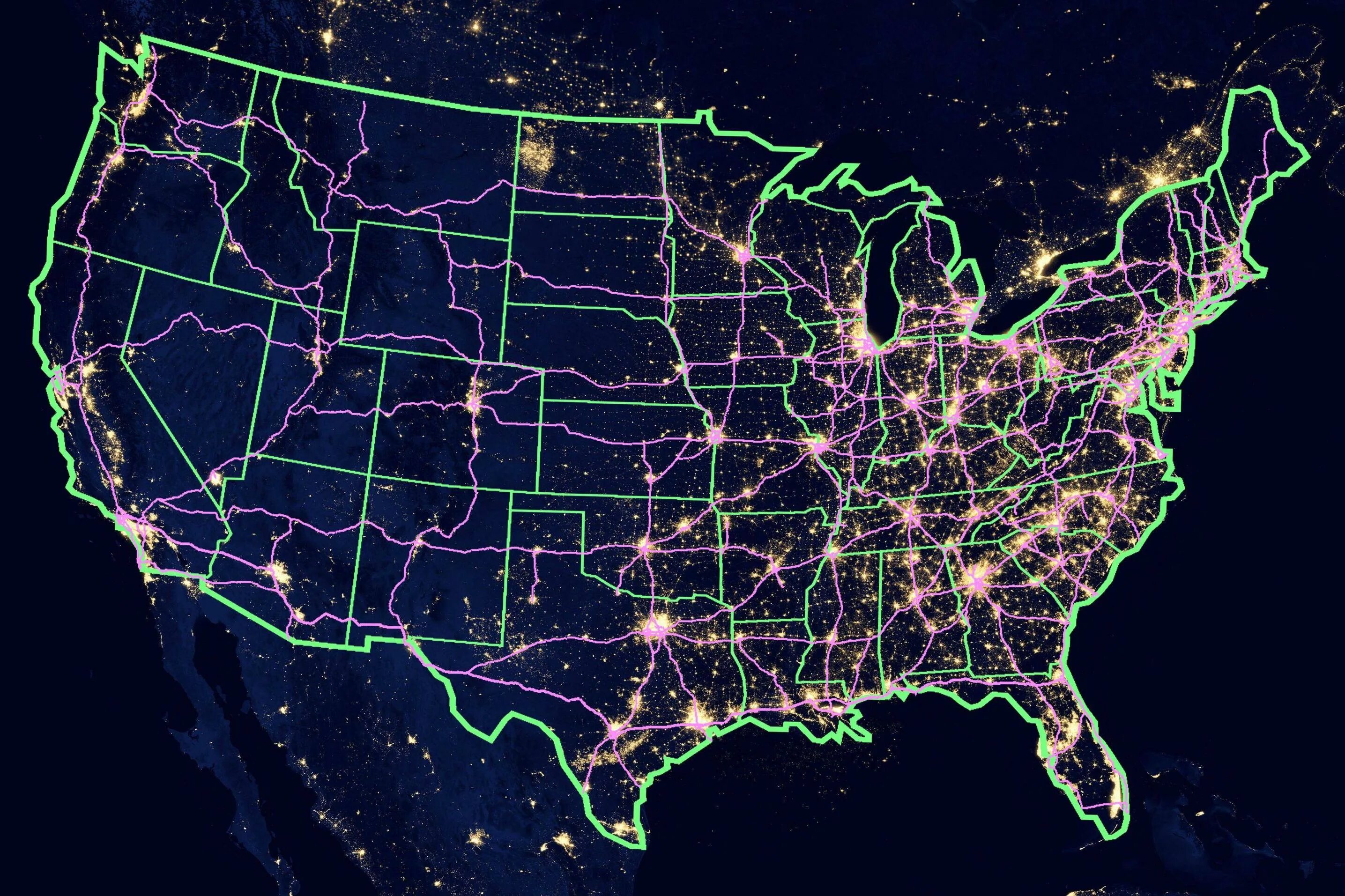 Карта США 2023. Карта Америки. Карта США красивая. Карта США С космоса.