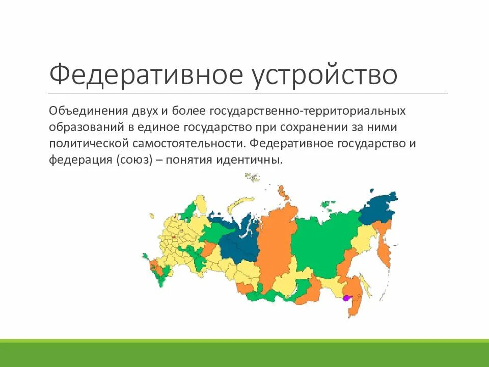 Федеративное устройство государства режим. Федеративное территориальное устройство государства российского. понятие федеративного устройства рф. особенности федеративного устройства россии. страны с федеративным территориальным устройством.