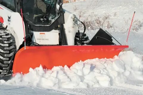 Мини погрузчик для уборки снега