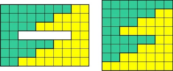 Прямоугольник 6 клеток. Прямоугольник 6 на 10. Прямоугольник разрезать на 2 части чтобы получился квадрат. Разрезаем фигуру на 2. Прямоугольник разрезали на 6 прямоугольников