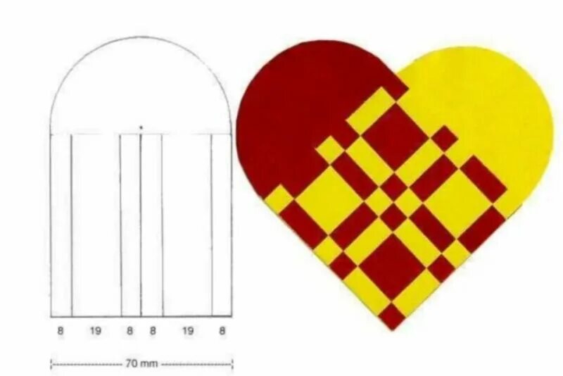 Плетение из полосок бумаги. Валентинка из бумаги плетением. Сердце плетенка из бумаги. Сердечко из бумажных полосок. Плетеная открытка технология 4
