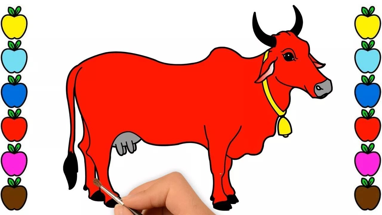 Год красной коровы. Красная корова рисунок. Коровы на Красном фоне вектор. Красная корова на белом фоне. Эмблема корова красная.