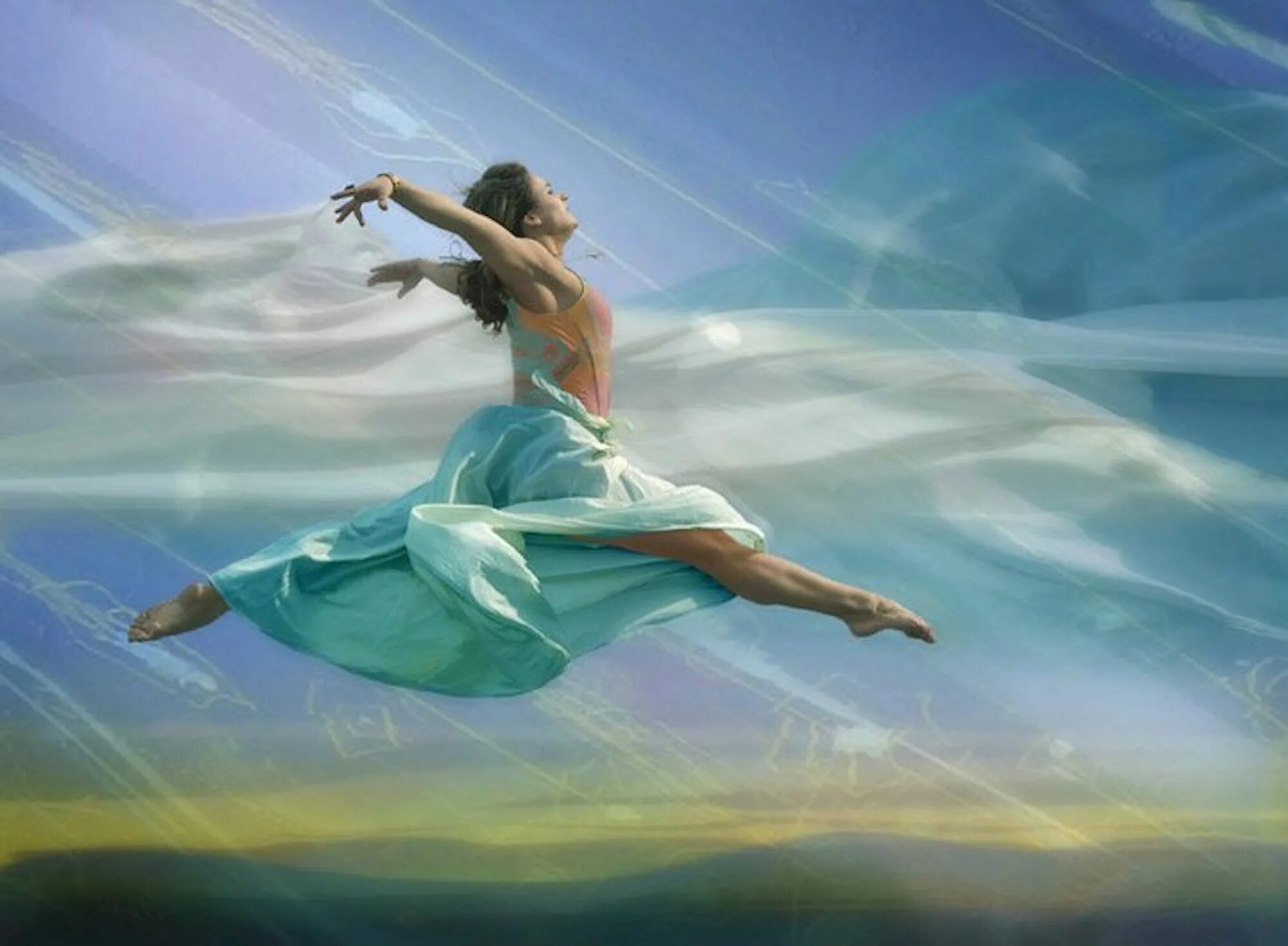 Песня душа свободна как ветер. Полет души. Танец души. Танец жизни. Танцующая девушка.