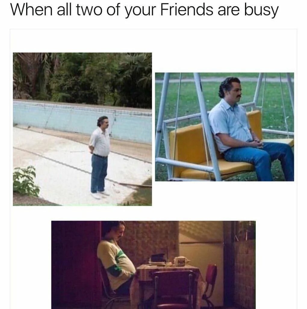 He likes to be busy. When your friends busy meme. when was friends. are you two friends meme. are you busy.