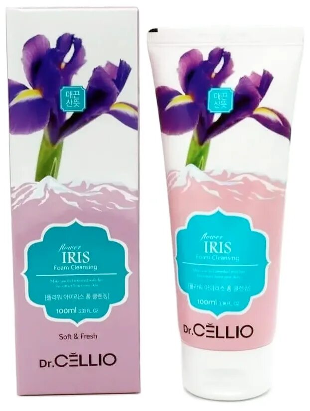 Дрсл пенка Dr.Cellio g70 Flower Lily Foam Cleansing. Пенка для умывания с экстрактом ириса [Dr.Cellio] g70 Flower Iris Foam Cleansing. Dr Cellio пенка 100мл Ирис. Дрсл пенка Dr.Cellio g70 Fruit Blueberry Foam Cleansing. Cleansing foam пенка для умывания отзывы