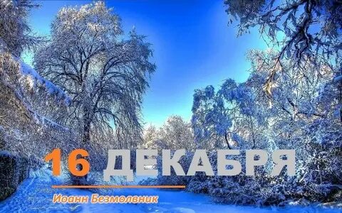 Какой день 16 декабря