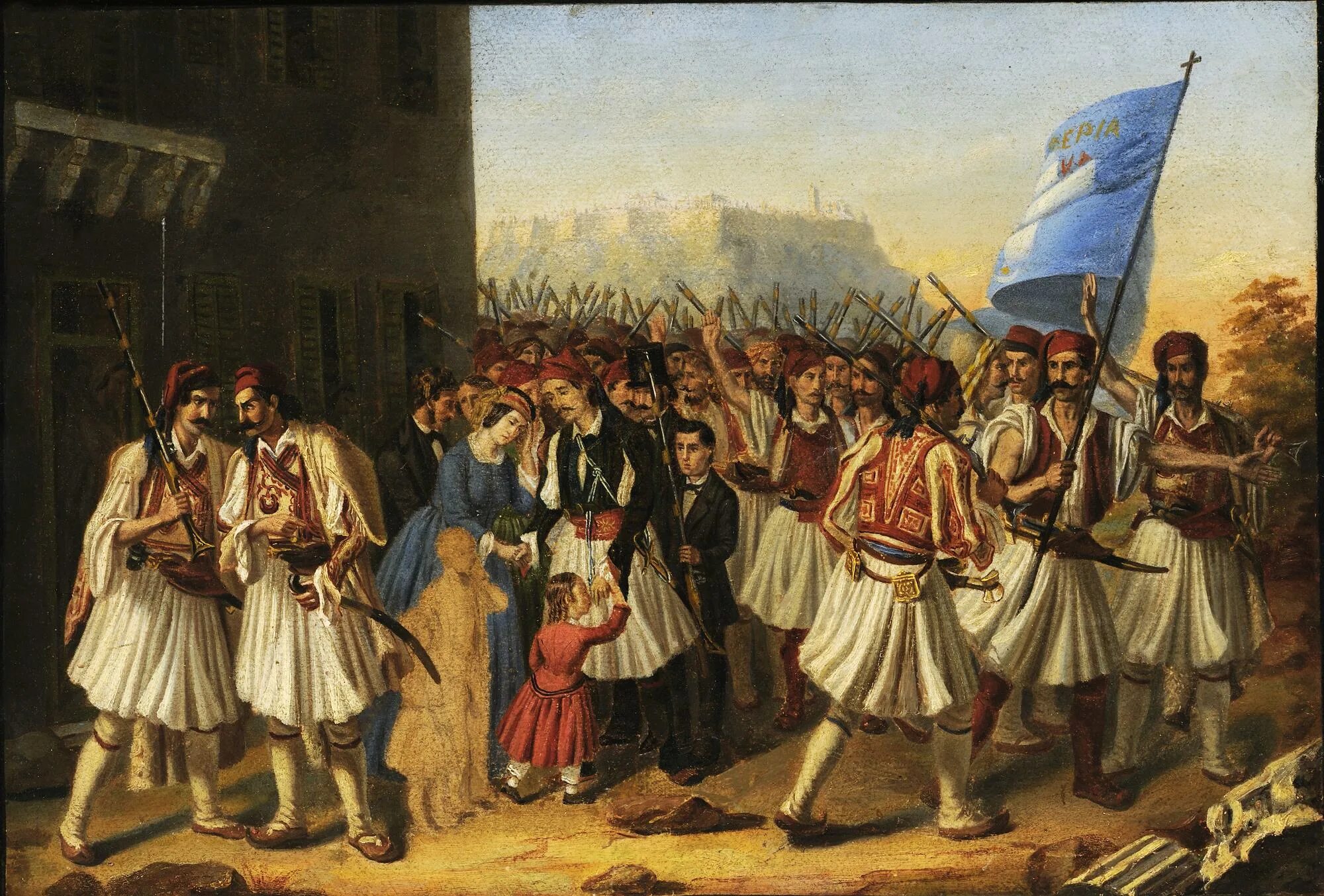 Как греки узнали о возвращении независимости. Греческое восстание 1821. Греки маниоты 1821. Греческое восстание 1821 картина.