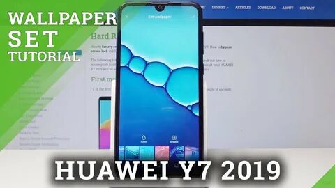 Поменять обои на huawei