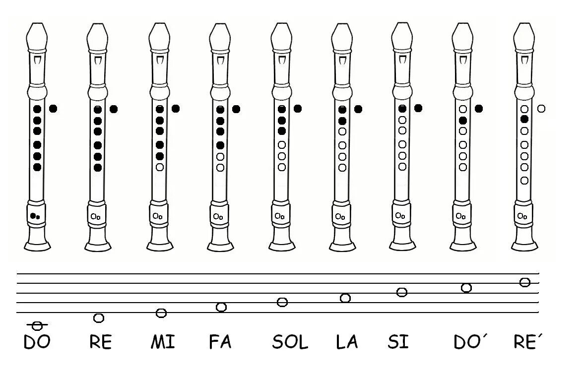 Как играть на флейте. Ноты для свирели. Дульце флейта. Аппликатура блокфлейты для раскрашивания. Блокфлейта чертеж.