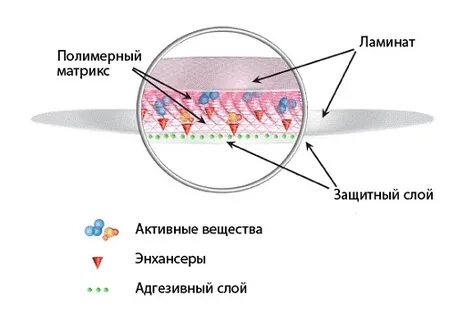 Трансдермальные терапевтические системы содержат