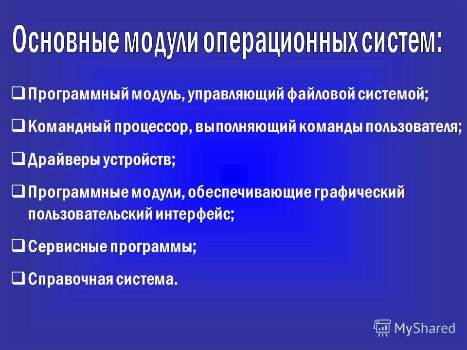 Основная операционная компания