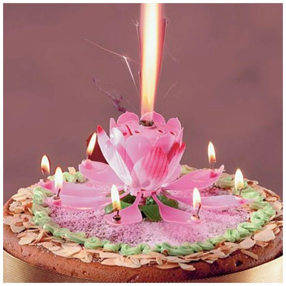 свечи для торта. свеча лотос в торт музыкальная. свеча лотос в торт музыкальная. поющие свечки. свечка на торт раскрывающаяся.