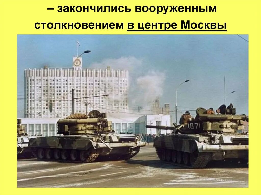 Конфликт между ельциным и верховным советом