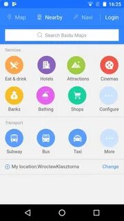 Baidu maps english