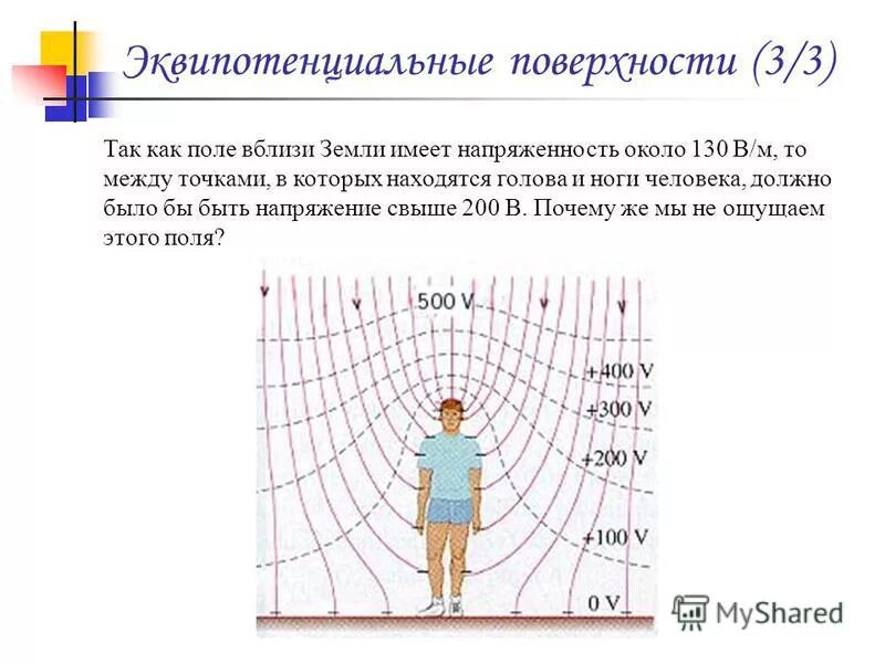 Определить электрическое поле земли