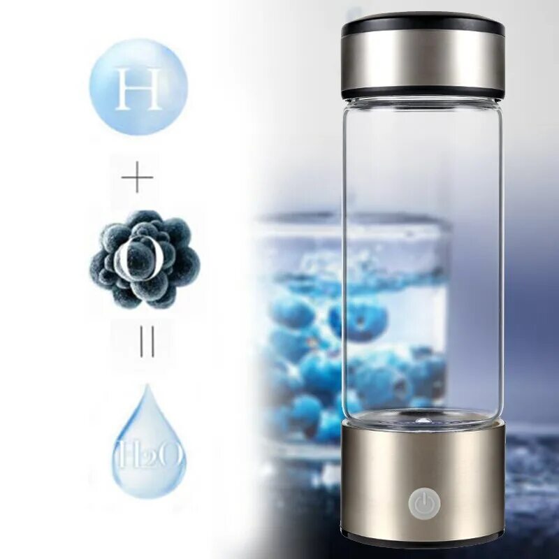 Генератор водорода hydrogen-Rich Water Cup. USB ионизатор воды. Бутылка с ионизатором воды. Кружка для ионизации воды. Водородная бутылка генератор