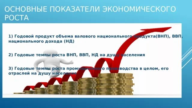 Экономический рост обществознание презентация. Рост национального дохода. ВНП И ВВП темп экономического роста. Годичный продукт это. Является ли рост номинального ВНП показателем экономического роста.