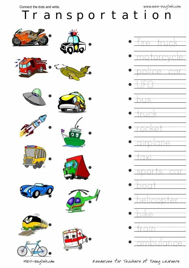 Transport writing