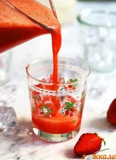 Рецепт домашнего лимонада с клубникой