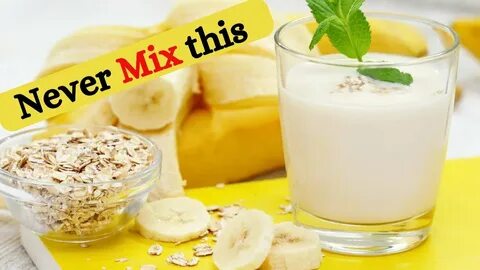 Банан с молоком и медом