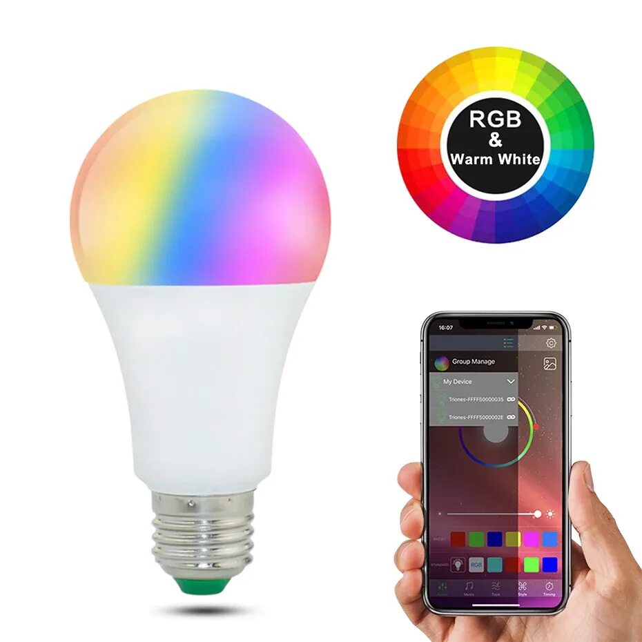 Bluetooth лампа. Лампа RGB e27. Светодиодная лампа RGB e27. Умная светодиодная лампочка RGB. Умная лампочка RGB +W 7w e27.