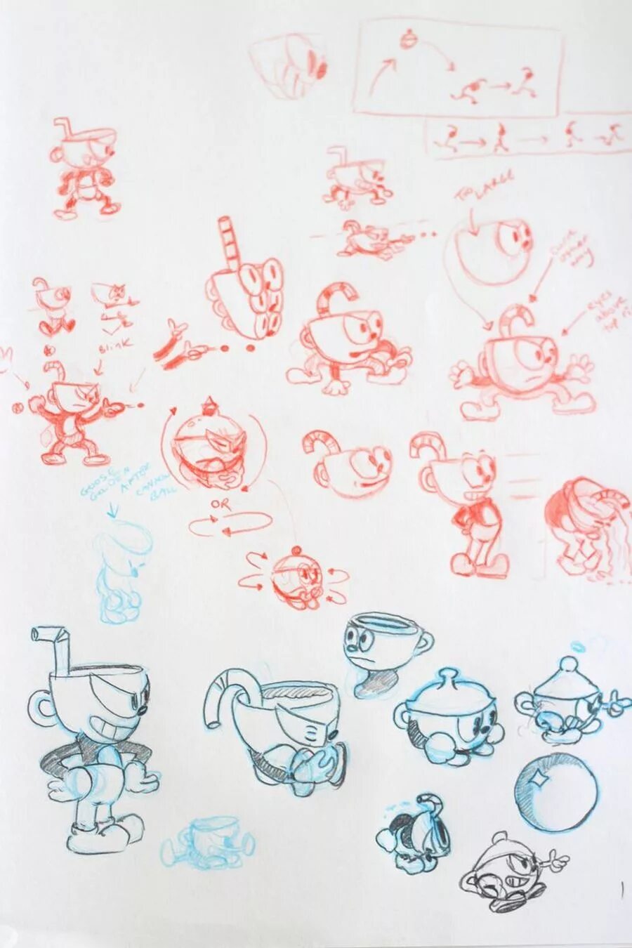 Cuphead prototype. Cuphead стиль рисования. cuphead анатомия. cuphead art скетчи. капхед концепт арт.