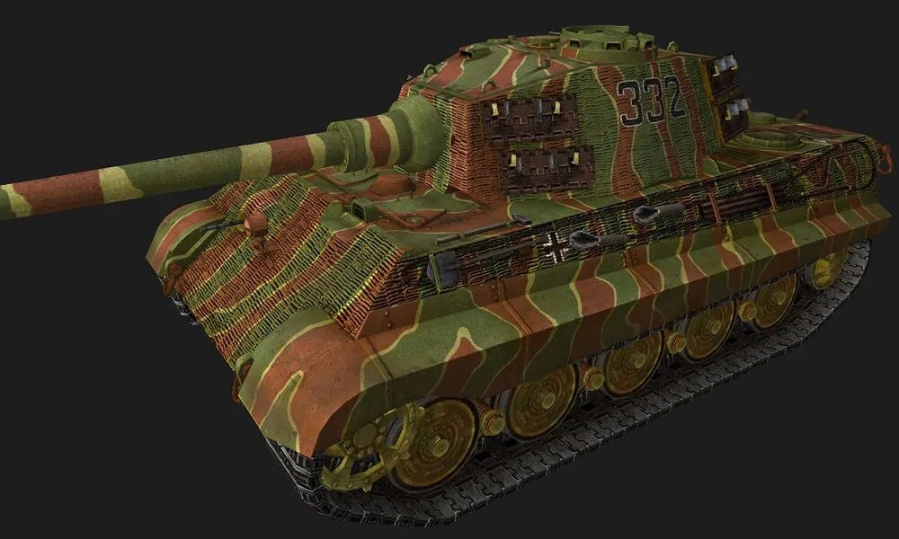 тигр 2 в world of tanks. тигр 2 танк вот блиц. тигер т2. королевский тигр 105 мм. Tiger ii 105.