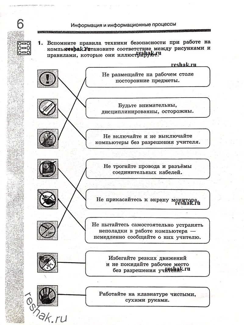 Установите соответствие между рисунками и описанием