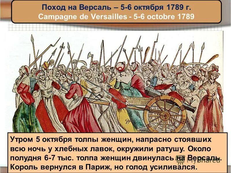 Поход женщин на версаль 1789. Поход на версаль французская революция. Поход на версаль французская революция. 5 октября 1789 года во франции. 5 – 6 октября 1789 года совершить поход на версаль.