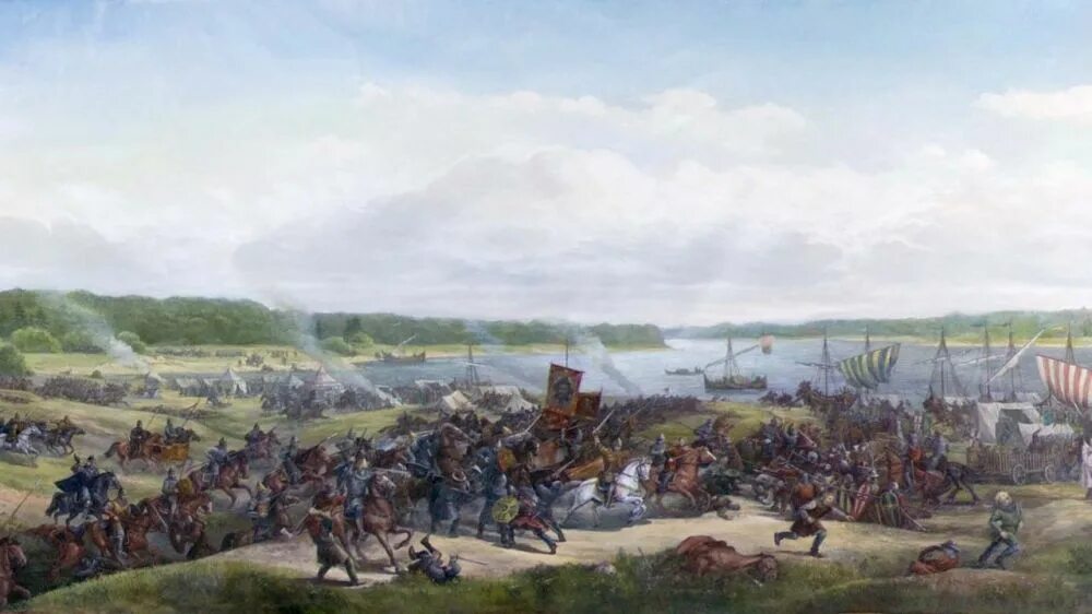 Битва со шведами на реке Неве. Невская битва силы